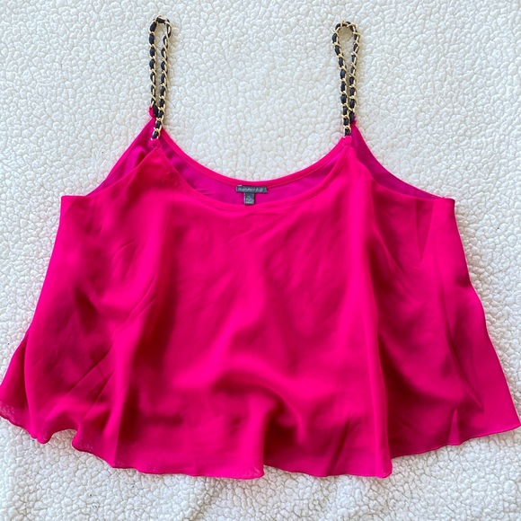 Charlotte Russe Tops - Fluorescent Neon Hot Pink XL Tank Top